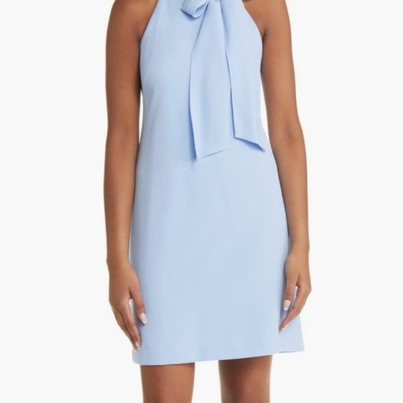 Vince Camuto Dresses & Skirts - Vince Camuto Light Blue Bow-Tie Mini Dress